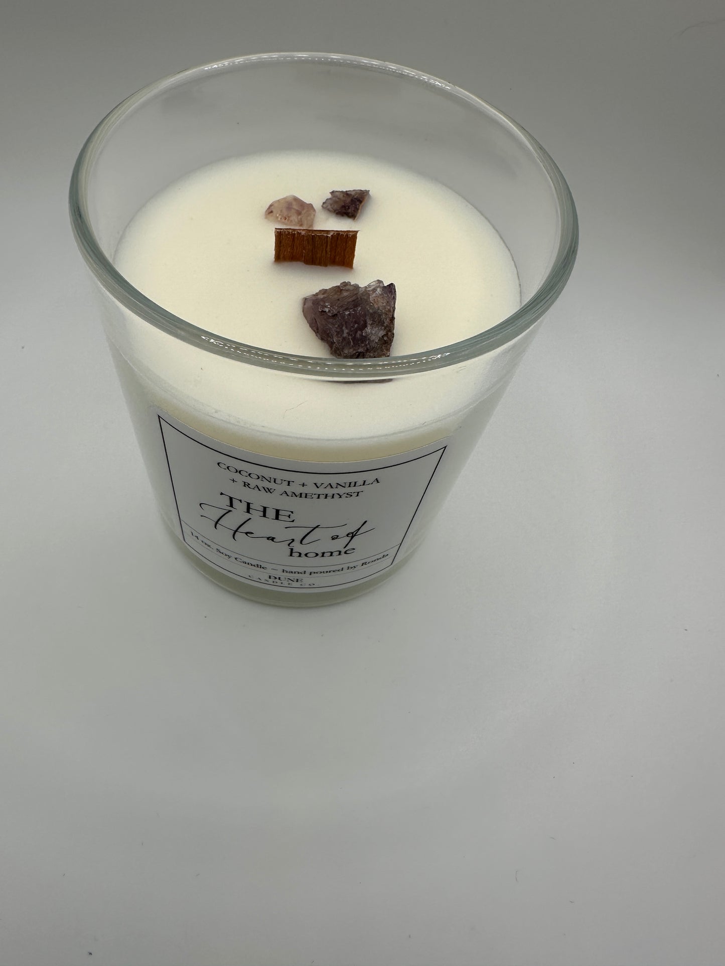 coconut vanilla raw amethyst