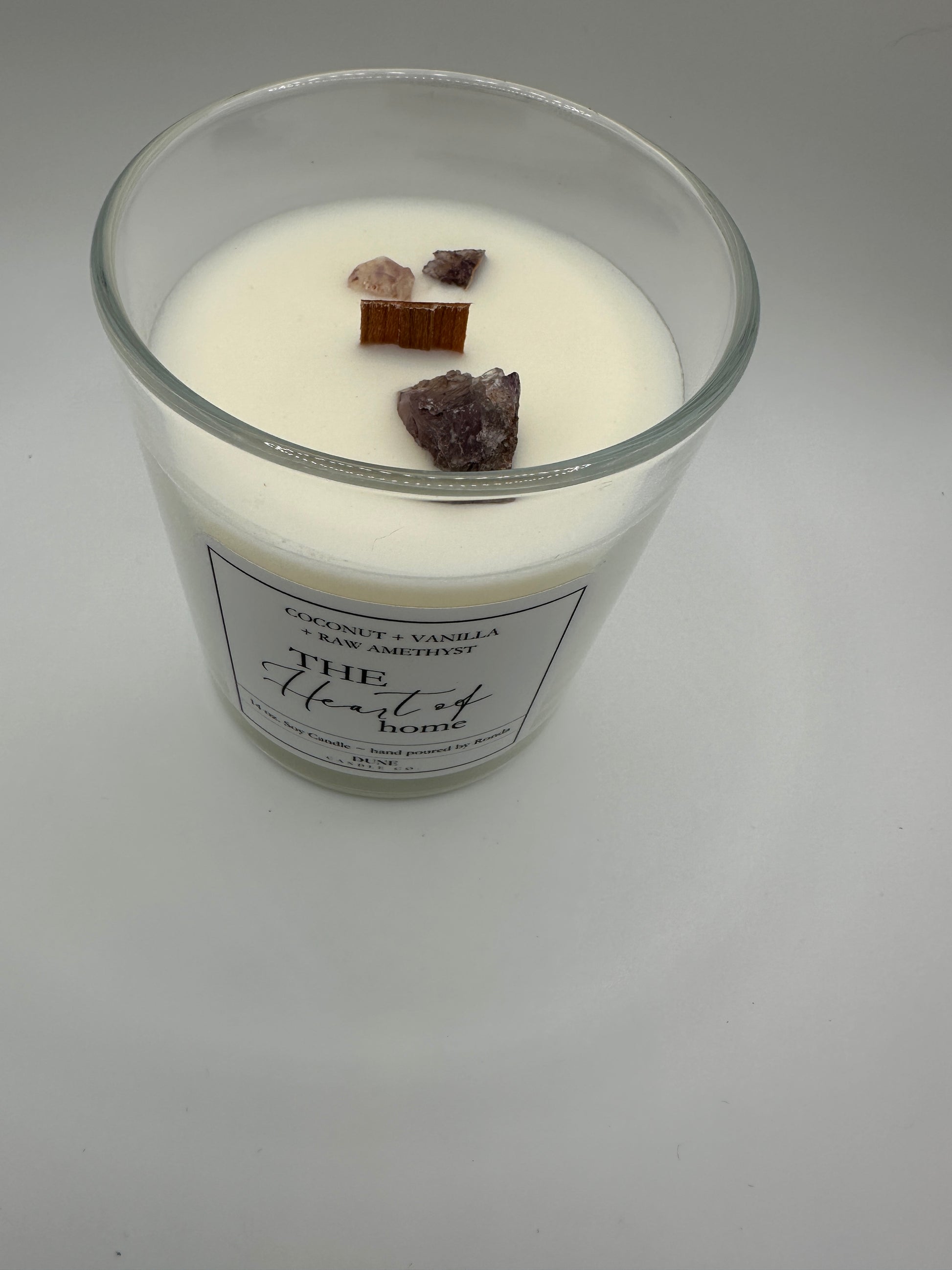 coconut vanilla raw amethyst
