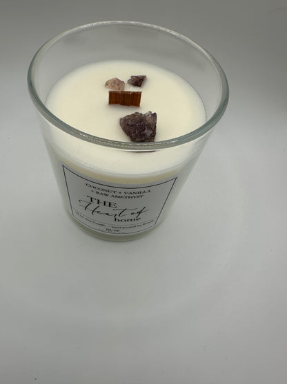 coconut vanilla raw amethyst