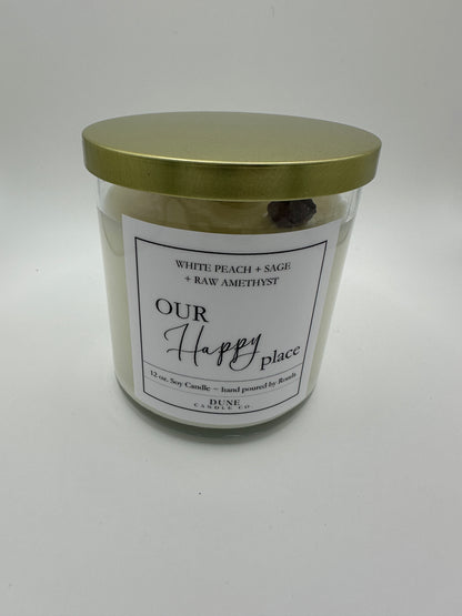 12oz white peach sage