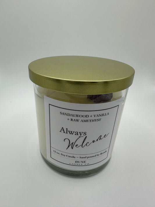 sandalwood vanilla metal lid 